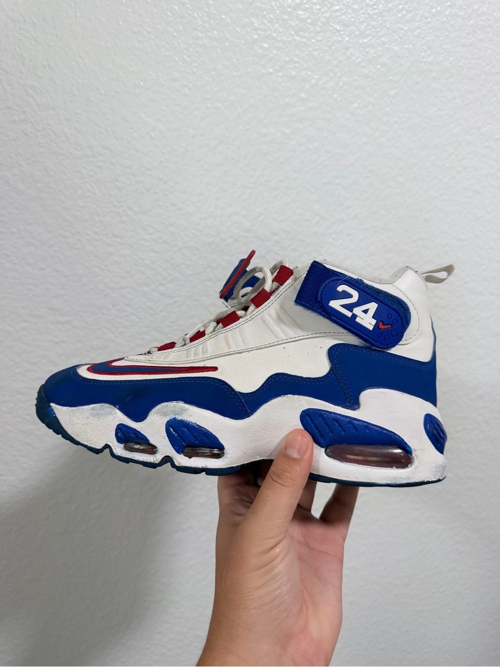 Nike air Griffey white blue and red - Picture 5 of 9